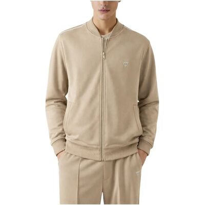 Guess Herren Truck Interlock Weste Beige L Guess Herren Truck Interlock Weste Beige L