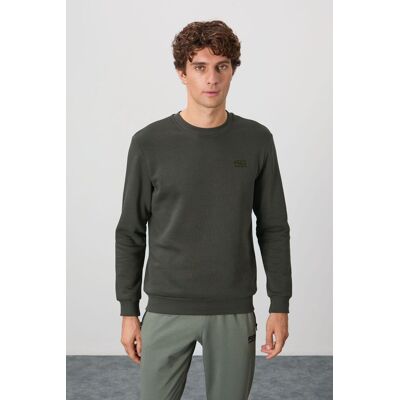 Tommy Life Herren Regular Fit Rundhals Sweatshirt Olive S Tommy Life Herren Regular Fit Rundhals Sweatshirt Olive S