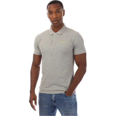 Aquascutum - Poloshirt für Herren, Regulär, kurzärmlig (Hellgrau meliert) Hellgrau L Aquascutum - Poloshirt für Herren, Regulär, kurzärmlig (Hellgrau meliert) Hellgrau L