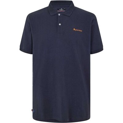 Aquascutum - Poloshirt für Herren, Regulär, kurzärmlig (Marine) Marine L Aquascutum - Poloshirt für Herren, Regulär, kurzärmlig (Marine) Marine L