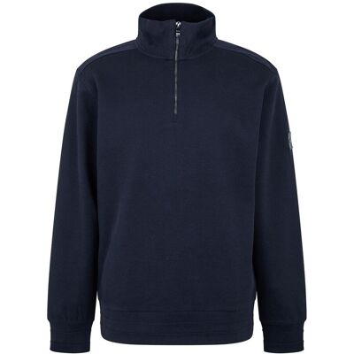 Boss - "Sidney" Sweatshirt für Herren, mit kurzem Reißverschluss, Regulär, Langärmlig (Dunkelblau) Blau 2XL Boss - "Sidney" Sweatshirt für Herren, mit kurzem Reißverschluss, Regulär, Langärmlig (Dunkelblau) Blau 2XL