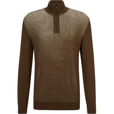Boss - Pullover Top für Herren, Weiter Stehkragen, Regulär (Grün) Grün 2XL Boss - Pullover Top für Herren, Weiter Stehkragen, Regulär (Grün) Grün 2XL
