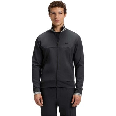 Boss - Trainingsjacke für Herren, Regulär, Langärmlig (Dunkelblau) Blau XL Boss - Trainingsjacke für Herren, Regulär, Langärmlig (Dunkelblau) Blau XL