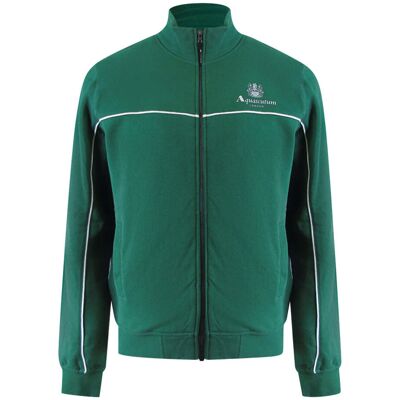 Aquascutum Active Piping Mock Neck Hunter Green Fleece Grün 2XL Aquascutum Active Piping Mock Neck Hunter Green Fleece Grün 2XL