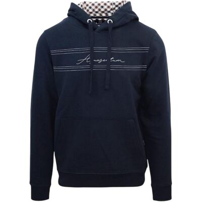 Aquascutum - Kapuzenpullover für Herren, Regulär (Marine) Marine L Aquascutum - Kapuzenpullover für Herren, Regulär (Marine) Marine L