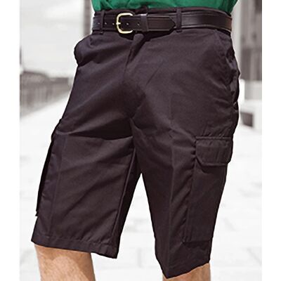 Warrior Herren Arbeitsshorts / Cargo-Shorts (Schwarz) Schwarz 34 (Größe) Warrior Herren Arbeitsshorts / Cargo-Shorts (Schwarz) Schwarz 34 (Größe)