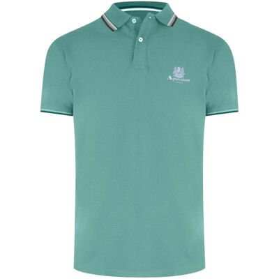 Aquascutum Active Cotton Polo Salvia Blau L Aquascutum Active Cotton Polo Salvia Blau L