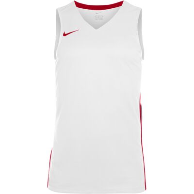 Nike - Ärmelloses Oberteil für Herren, Ärmellos (Weiß/Rot) Weiß Nike - Ärmelloses Oberteil für Herren, Ärmellos (Weiß/Rot) Weiß