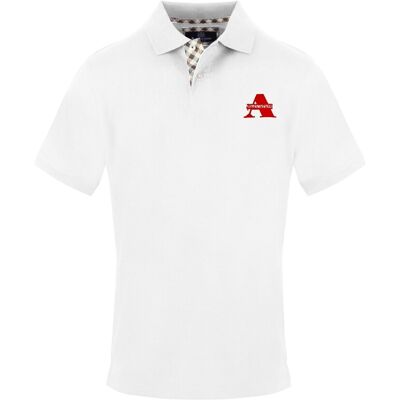 Aquascutum - Poloshirt für Herren, Regulär (Weiß) Weiß 2XL Aquascutum - Poloshirt für Herren, Regulär (Weiß) Weiß 2XL