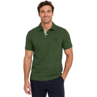 Aquascutum - Poloshirt für Herren, Mit Kragen (Militärgrün) Grün S Aquascutum - Poloshirt für Herren, Mit Kragen (Militärgrün) Grün S