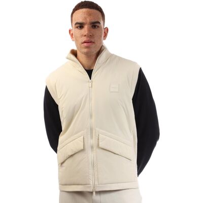 Boss - Weste für Herren, Pattentasche (Weiß) Weiß XL Boss - Weste für Herren, Pattentasche (Weiß) Weiß XL