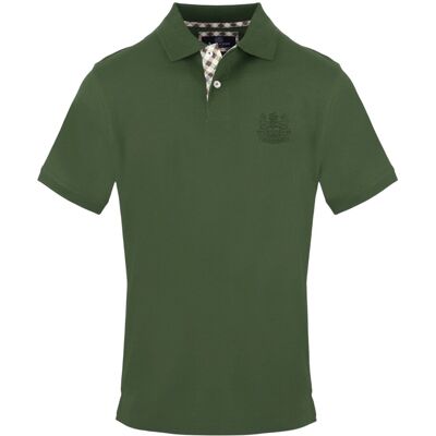 Aquascutum - Poloshirt für Herren (Militärgrün) Grün S Aquascutum - Poloshirt für Herren (Militärgrün) Grün S