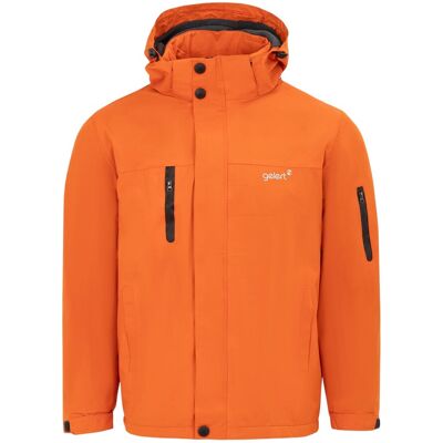 Gelert - Parka für Herren, mit Kapuze, Regulär (Orange) Orange S Gelert - Parka für Herren, mit Kapuze, Regulär (Orange) Orange S