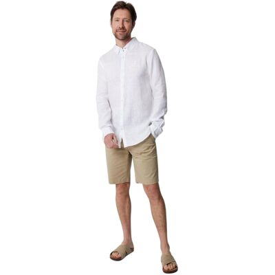Saltwell Langärmeliges formelles Herren Oxford Hemd (Weiß) Weiß S Saltwell Langärmeliges formelles Herren Oxford Hemd (Weiß) Weiß S