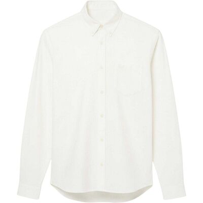 Lacoste - Hemd für Herren, Baumwolljersey, Regulär (Cremefarbe) Creme 18 Zoll Lacoste - Hemd für Herren, Baumwolljersey, Regulär (Cremefarbe) Creme 18 Zoll