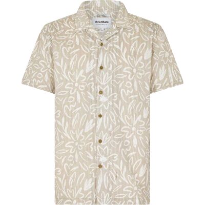 Threadbare - Hemd für Herren, Regulär (Helles Steingrau) Khaki S Threadbare - Hemd für Herren, Regulär (Helles Steingrau) Khaki S