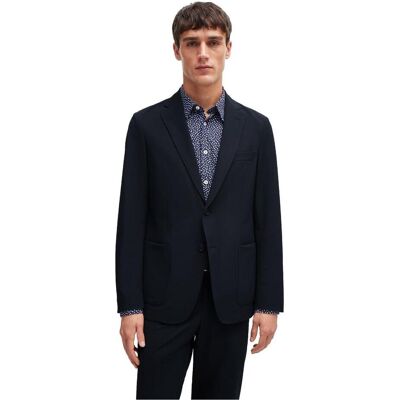 Boss - Blazer für Herren, Brusttasche, Regulär (Dunkelblau) Blau 36 Zoll Boss - Blazer für Herren, Brusttasche, Regulär (Dunkelblau) Blau 36 Zoll