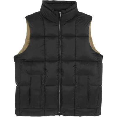 Lyle & Scott - "Cocoon" Weste für Herren, Logo (Lack) Schwarz und gebrochenes Weiß XL Lyle & Scott - "Cocoon" Weste für Herren, Logo (Lack) Schwarz und gebrochenes Weiß XL