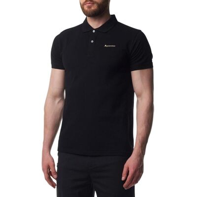 Aquascutum - "Active" Poloshirt für Herren, Dri-FIT, Baumwolle (Schwarz) Schwarz XL Aquascutum - "Active" Poloshirt für Herren, Dri-FIT, Baumwolle (Schwarz) Schwarz XL