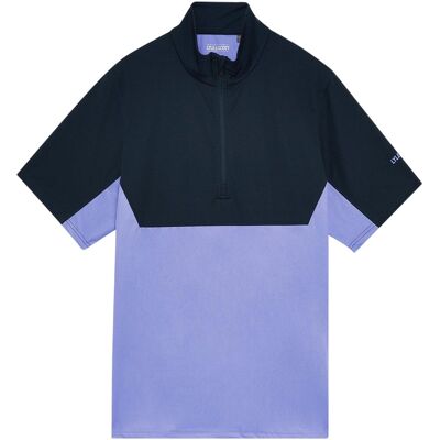 Lyle & Scott - Oberteil für Herren, mit halbem Reißverschluss (Mondlicht Marineblau) Mittelblau S Lyle & Scott - Oberteil für Herren, mit halbem Reißverschluss (Mondlicht Marineblau) Mittelblau S