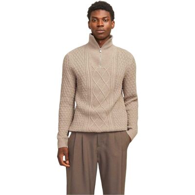 jack & jones Jack And Jones - Pullover für Herren, Mit Zopfmuster, Regulär (Reines Kaschmirweiß) Beige S jack & jones Jack And Jones - Pullover für Herren, Mit Zopfmuster, Regulär (Reines Kaschmirweiß) Beige S