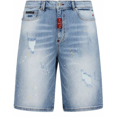 Philipp Plein Denim Formentera Shorts Basic Blau 38 (Größe) Philipp Plein Denim Formentera Shorts Basic Blau 38 (Größe)
