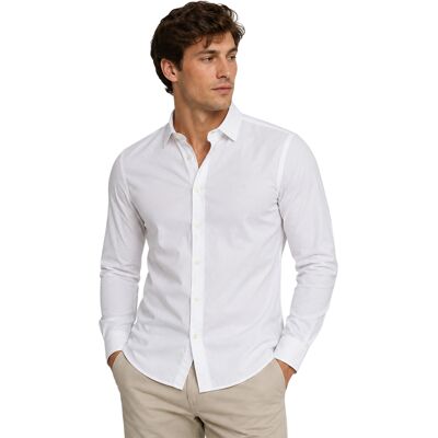 Replay - Button-Down-Hemd für Herren, Schmal, Langärmlig (Weiß) Weiß XL Replay - Button-Down-Hemd für Herren, Schmal, Langärmlig (Weiß) Weiß XL