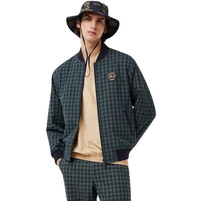 Lacoste - Bomberjacke für Herren, Regulär (Dunkles Marineblau) Marine L Lacoste - Bomberjacke für Herren, Regulär (Dunkles Marineblau) Marine L