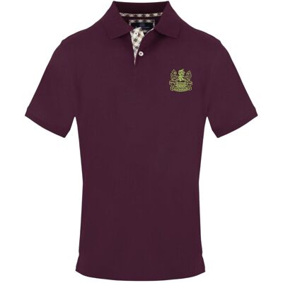 Aquascutum - Poloshirt für Herren, Baumwolle (Rot) Rot S Aquascutum - Poloshirt für Herren, Baumwolle (Rot) Rot S