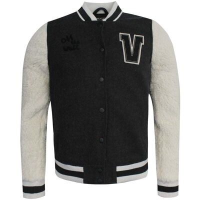 Vans Off The Wall Universitäts Herren Schwarz/Weiß Bomberjacke Grau S Vans Off The Wall Universitäts Herren Schwarz/Weiß Bomberjacke Grau S