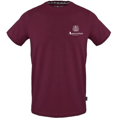 Aquascutum - T-Shirt für Herren, Baumwolle, Regulär (Rot) Rot M Aquascutum - T-Shirt für Herren, Baumwolle, Regulär (Rot) Rot M