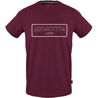 Aquascutum - T-Shirt für Herren, Schmal (Rot) Rot M Aquascutum - T-Shirt für Herren, Schmal (Rot) Rot M