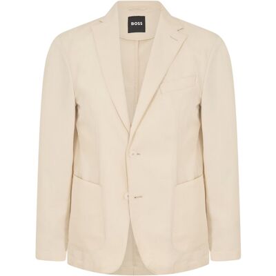 Boss - "Hanry" Blazer für Herren, Hals Kerbe (Weiß) Weiß XL Boss - "Hanry" Blazer für Herren, Hals Kerbe (Weiß) Weiß XL