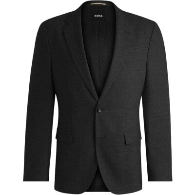 Boss - "Jasper" Blazer für Herren, Pattentasche (Dunkelgrau) Grau 44 Zoll Boss - "Jasper" Blazer für Herren, Pattentasche (Dunkelgrau) Grau 44 Zoll