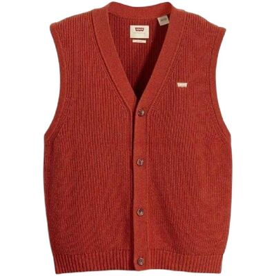 Levis - Pullover-Weste für Herren (Rooibos Tee) Rot XS Levis - Pullover-Weste für Herren (Rooibos Tee) Rot XS