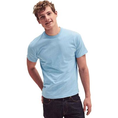 Fruit Of The Loom Mens Crew Neck Kurzarm T-Shirt-Himmelblau (5er Pack) Himmelblau L Fruit Of The Loom Mens Crew Neck Kurzarm T-Shirt-Himmelblau (5er Pack) Himmelblau L