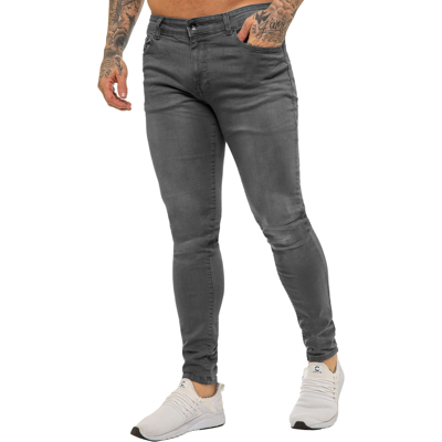 Enzo Herren Skinny Super Stretch Denim Jeans Dunkelgrau 42 Normal Enzo Herren Skinny Super Stretch Denim Jeans Dunkelgrau 42 Normal