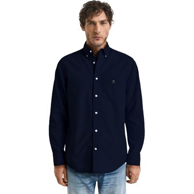 Enzo Herren Regular Fit Oxford Hemd Marine M Enzo Herren Regular Fit Oxford Hemd Marine M