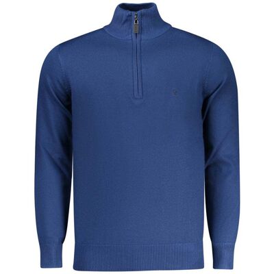 Coveri Moving Blauer Viskose Herrenpullover Blau M Coveri Moving Blauer Viskose Herrenpullover Blau M