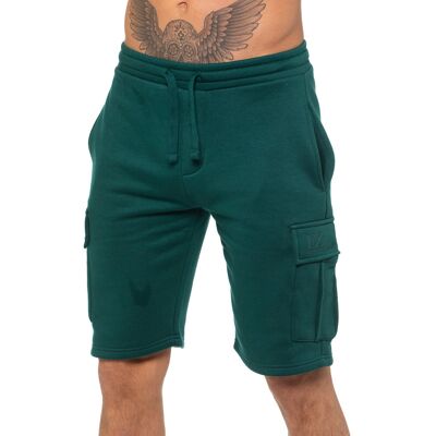 Enzo Herren Cargo Shorts - Grün Grün M Enzo Herren Cargo Shorts - Grün Grün M