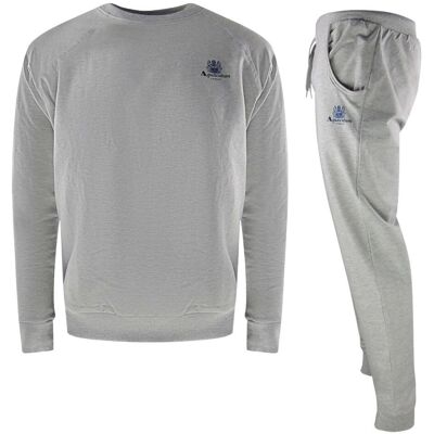 Aquascutum - Iconic Crest - Trainingsset Mit Rundhalsausschnitt In Grau Grau S Aquascutum - Iconic Crest - Trainingsset Mit Rundhalsausschnitt In Grau Grau S