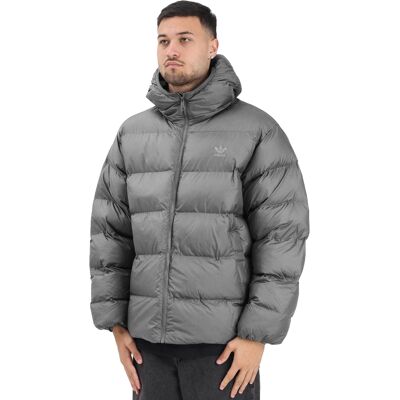 Adidas Originals Herren Steppjacke mit Kapuze Grau XS Adidas Originals Herren Steppjacke mit Kapuze Grau XS