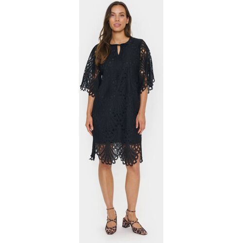 Saint Tropez Kleid A-shape black Schwarz M