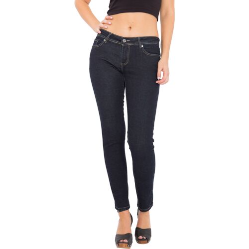 Way of Glory Damen WAY OF GLORY Jeans - slim fit & narrow leg - rinse wash Katy darkblue Dunkelblau 27W/34L