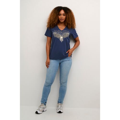 culture T-Shirt Relaxed Fit Dress Blues blue Blau XL