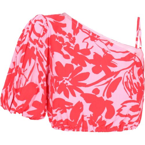 IZIA Bluse Frauen rosarot Mehrfarben M