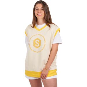 Superb Damen Ärmelloses Gelb Baumwolle Größe L - Sweatshirt Superb Damen Ärmelloses Gelb Baumwolle Größe L - Sweatshirt