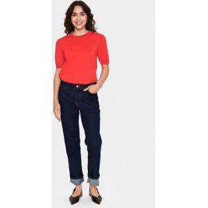Saint Tropez Strickpullover Classic fit red Rot S Saint Tropez Strickpullover Classic fit red Rot S