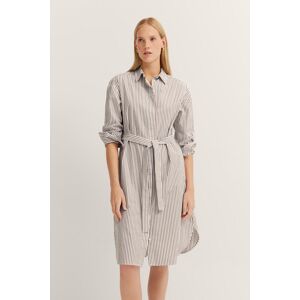 Bugatti Damen Hemdblusenkleid mit Bindegürtel Braun EU 46 / UK 18 Bugatti Damen Hemdblusenkleid mit Bindegürtel Braun EU 46 / UK 18