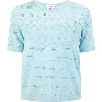 Mymo Strickpullover Damen hellblau Hellblau S Mymo Strickpullover Damen hellblau Hellblau S